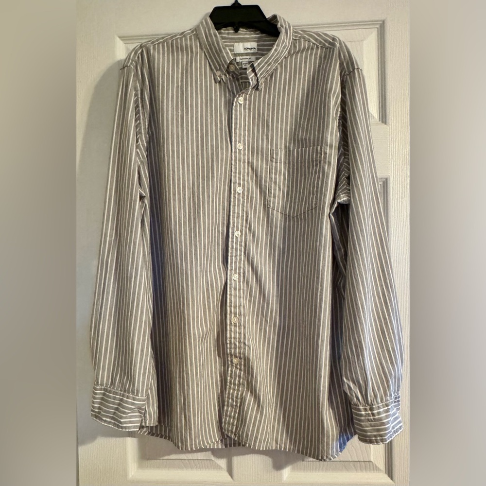 Men’s Cotton Button Down Shirt SZ XL